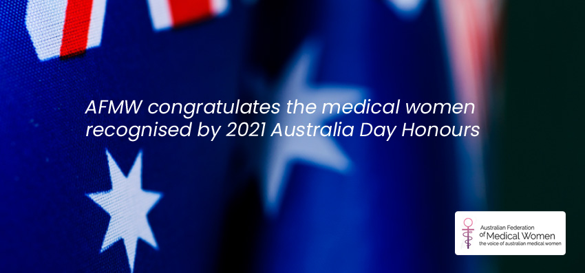 Australian Medical Women recognised in Australia Day honours