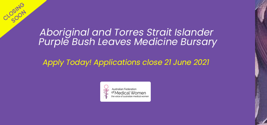 Aboriginal and Torres Strait Islander Purple Bush Leaves Medicine Bursary